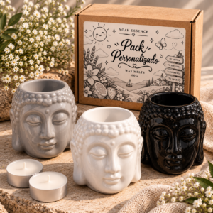 Pack Quemador Buda Mini + Wax Melts